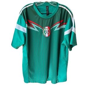 True Rock Mexico World Champion Green Soccer Jersey Shirt M